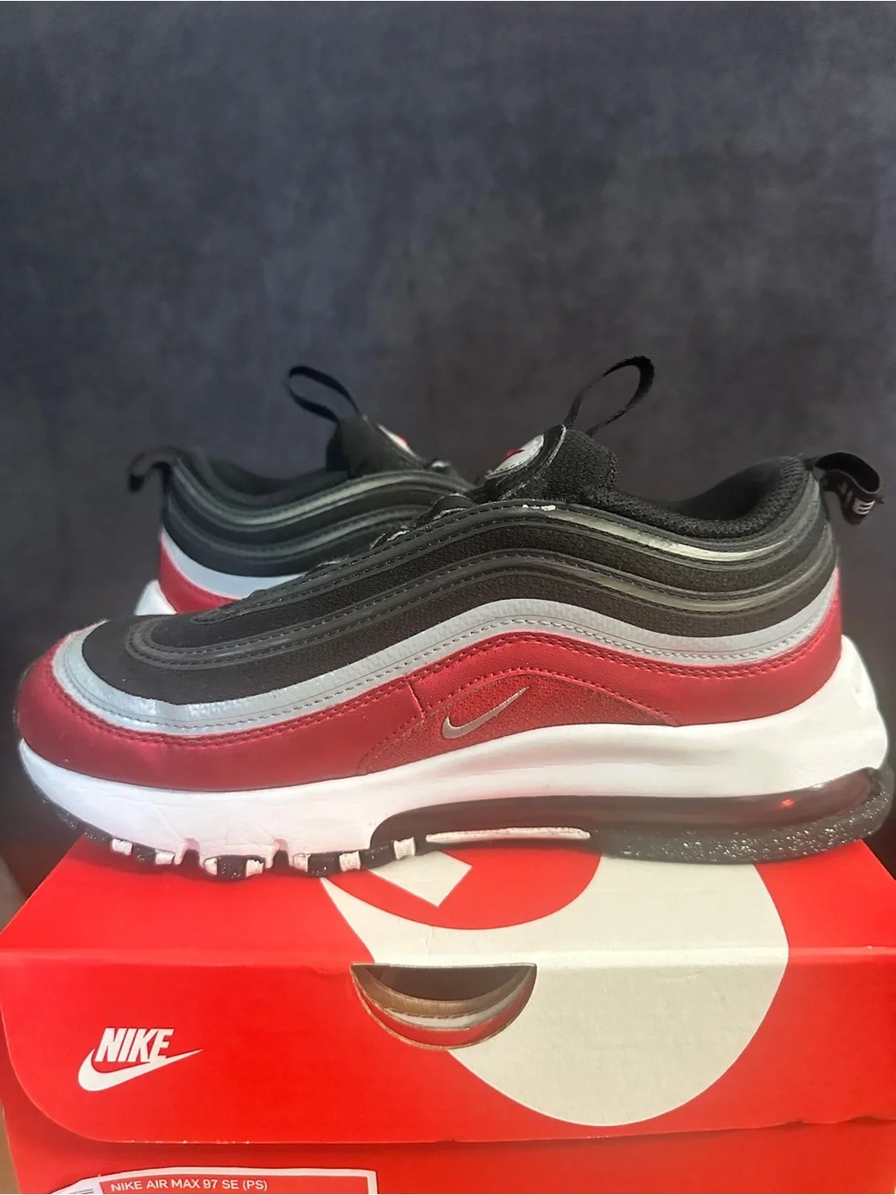 Nike Air Max 97 in Black, Red & White